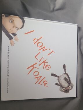 I Don't Like Koala Hardcover Picture Book - White & Orange Cover